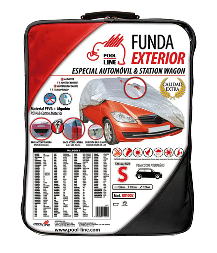 [POO801002] FUNDA EXTERIOR TURISMO LUXURY TALLA S (395X170X130CM)