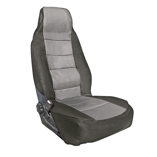 [POOAC663091] FUNDA ASIENTO ANATOMICA DRIVER POLIPIEL COLOR NEGRO / GRIS