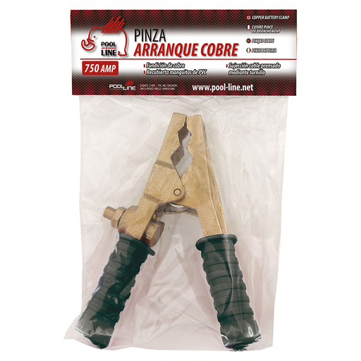 [POOAC708001] PINZA ARRANQUE MACIZA NEGRA 750 AMP.