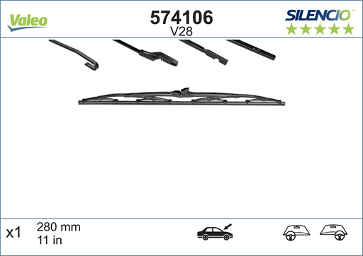 [VAL574106] ESCOB.L/PARAB.(X1) 280MM.    V28