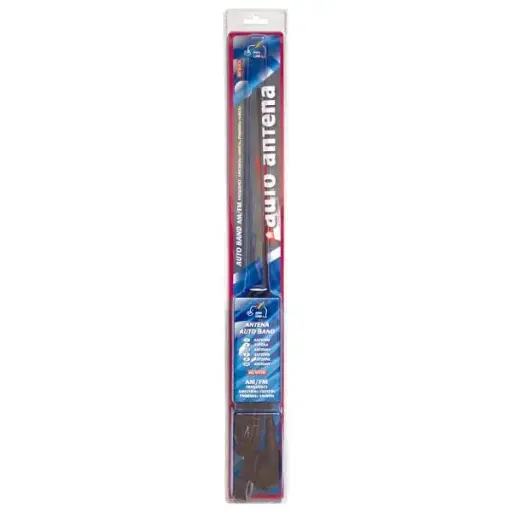[POOAC913120] ANTENA TECHO 2 TRAMOS NEGRA SIMIL MUELLE
