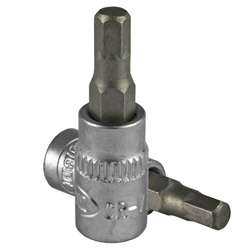 [JBM10123] LLAVE VASO 1/4" 5 MM. HEX. MACHO