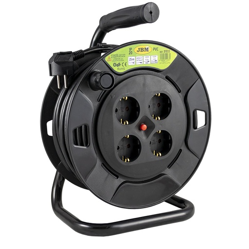 [JBM51033] ENROLLADOR DE CABLE 25 M.