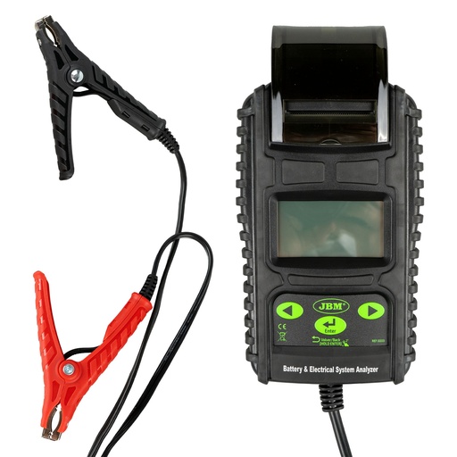 [JBM52233] COMPROBADOR DE BATERIAS Y ALTERNADORES CON IMPRESO