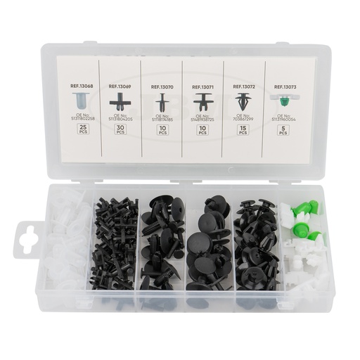 [JBM52892] ESTUCHE CLIPS PLASTICOS "BMW"
