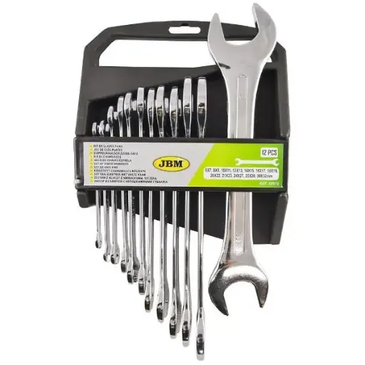 [JBM52973] J.LLAVES FIJAS 12 PIEZAS CROMADA