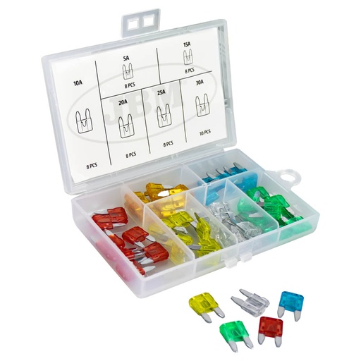 [JBM53368] ESTUCHE FUSIBLES MINI 50 PIEZAS