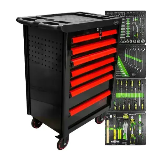 [JBM53765] CARRO DE HERRAMIENTAS 7 CAJONES - ROJO
