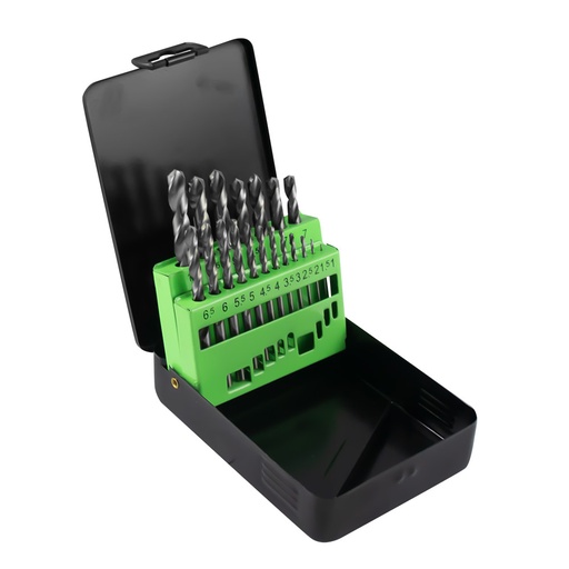 [JBM53854] ESTUCHE DE BROCAS HELICOIDALES 1-10MM HSS 4341 