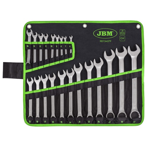 [JBM54079] SET DE 21 LLAVES COMBINADAS