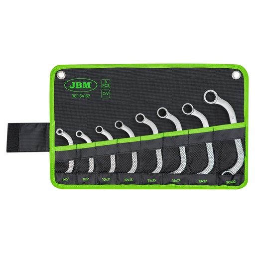 [JBM54159] SET 8 LLAVES TIPO C CABEZAL 12