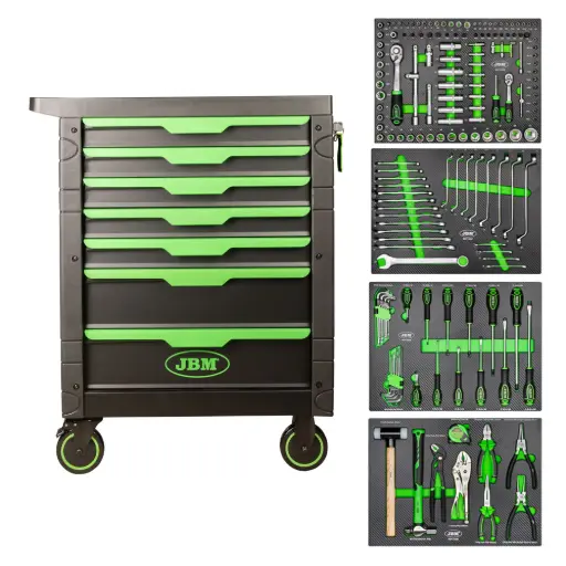 [JBM54389] CARRO HERRAMIENTAS 7C VERDE