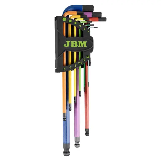 [JBM54531] SET DE 9 LLAVES ALLEN C/COLORES