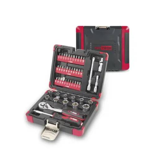 [DAMITO1001] JUEGO DE VASOS DE 1/4" 49PZ