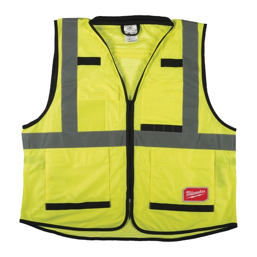 [MIL4932471895] Chaleco alta visibilidad premium Amarillo - S / M - 1 ud