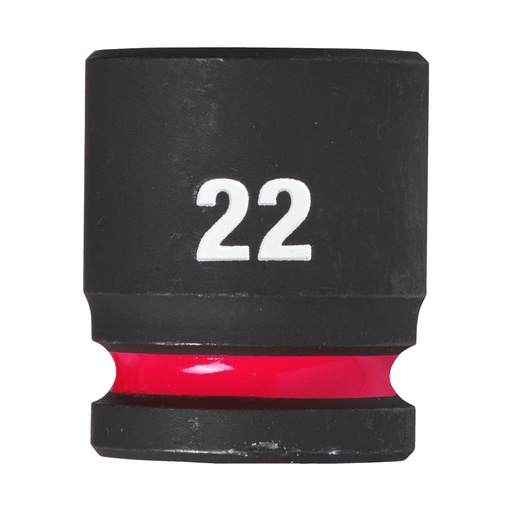 [MIL4932480316] Vaso de impacto 1/2" corto 22mm