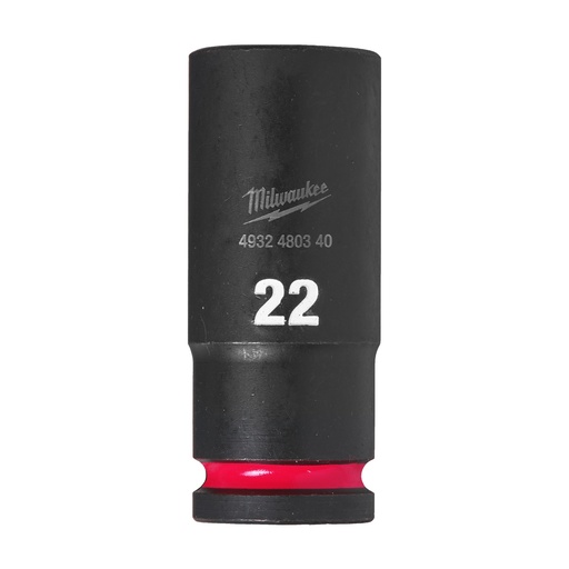 [MIL4932480340] Vaso de impacto 1/2" largo 22mm
