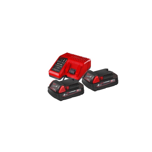 [MIL4933459213] Kit 2 bater¡as M18B2 + cargador M12-18C