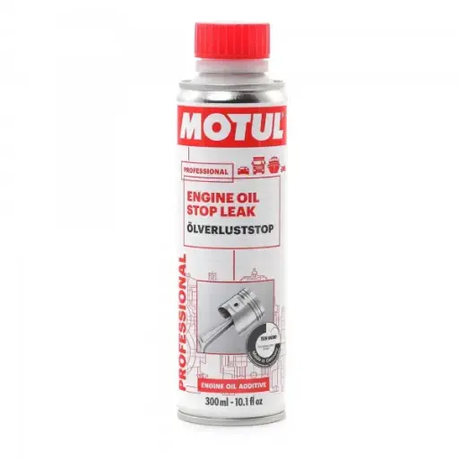 [MOT108121] ENGINE OIL STOP LEAK SELLADOR DE FUGAS DE ACEITE DE MOTOR 300ML.
