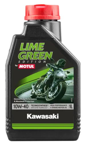 [MOT112960] KAWASAKI LIME GREEN 10W40 4T 1L