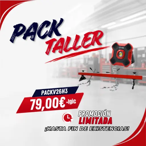 [PACKV26H3] PACK TALLER SOPORTE PARA MOTOR + PROYECTOR LED 