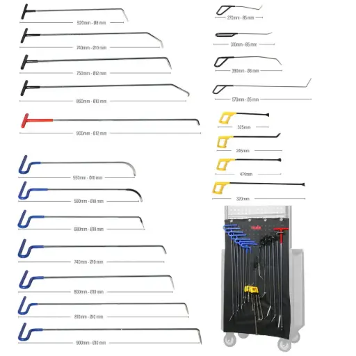 [TEL804686] KIT 20 VARILLAS ABOLLADURA 