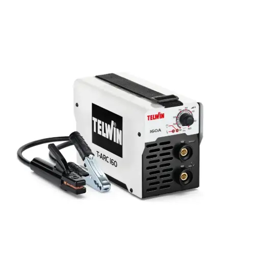 [TEL816161] SOLDADORA DE ELECTRODO INVERTER TELWIN T-ARC 160 CON ACCESORIOS 816161