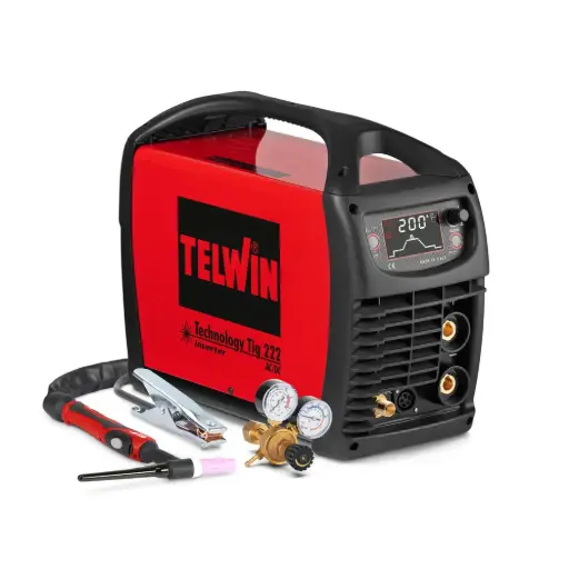 [TEL816242] SOLDADORA INVERTER TIG TELWIN TECHNOLOGY TIG 202 AC/DC 816244