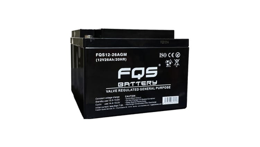 [FQS1226AGM] BATERIA 12V26Ah / 20HR SERIE AGM 