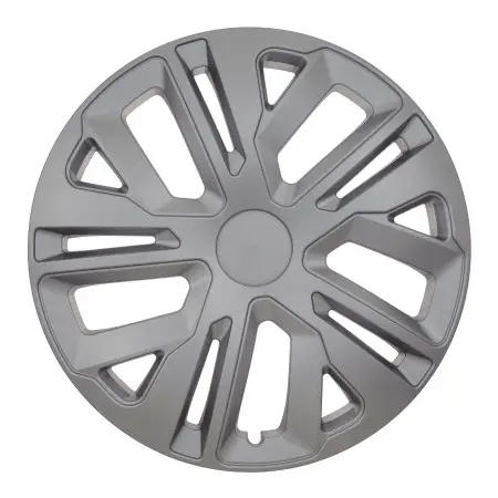 [KOS1102.0000508] JUEGO 4 TAPACUBOS RAVEN PLATA 13¨