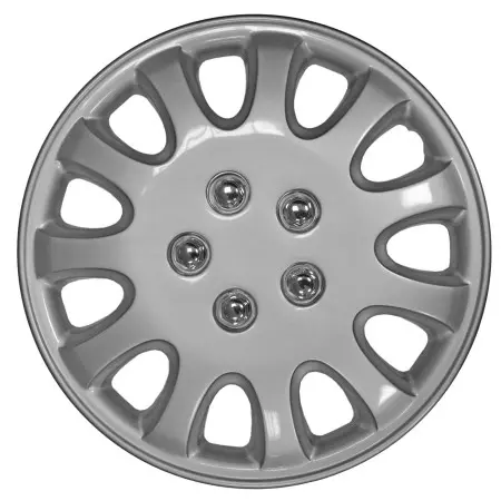 [KOS1103.0000804] JUEGO 4 TAPACUBOS SIRIUS PLATA 13¨