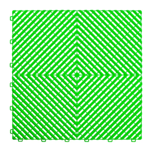 [JBM54910] BALDOSA VERDE PERFORADA DE PP PARA SUELO