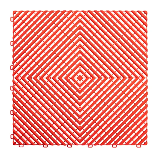 [JBM54909] BALDOSA ROJA PERFORADA DE PP PARA SUELO